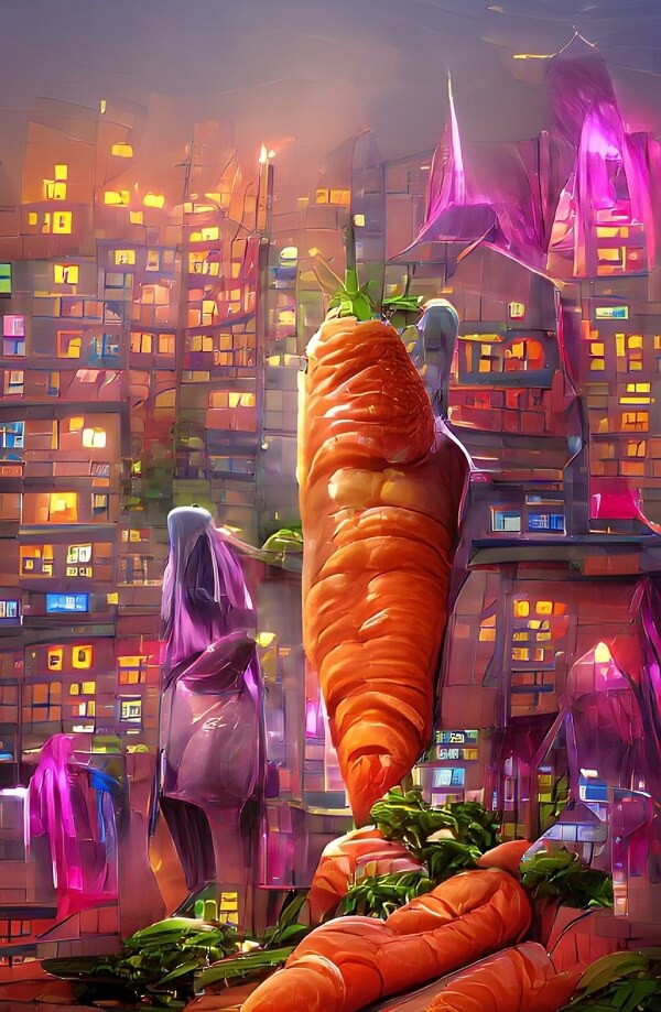 Hình nền cà rốt với lá xanh tươi