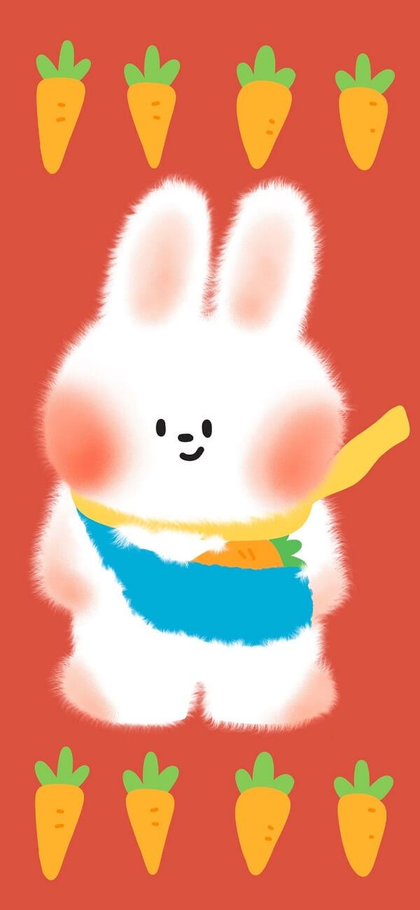 Hình nền cà rốt baby dễ thương