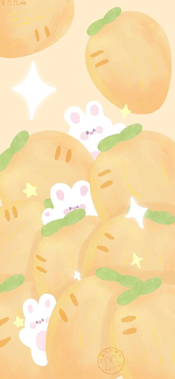 Hình nền cà rốt phi hành gia