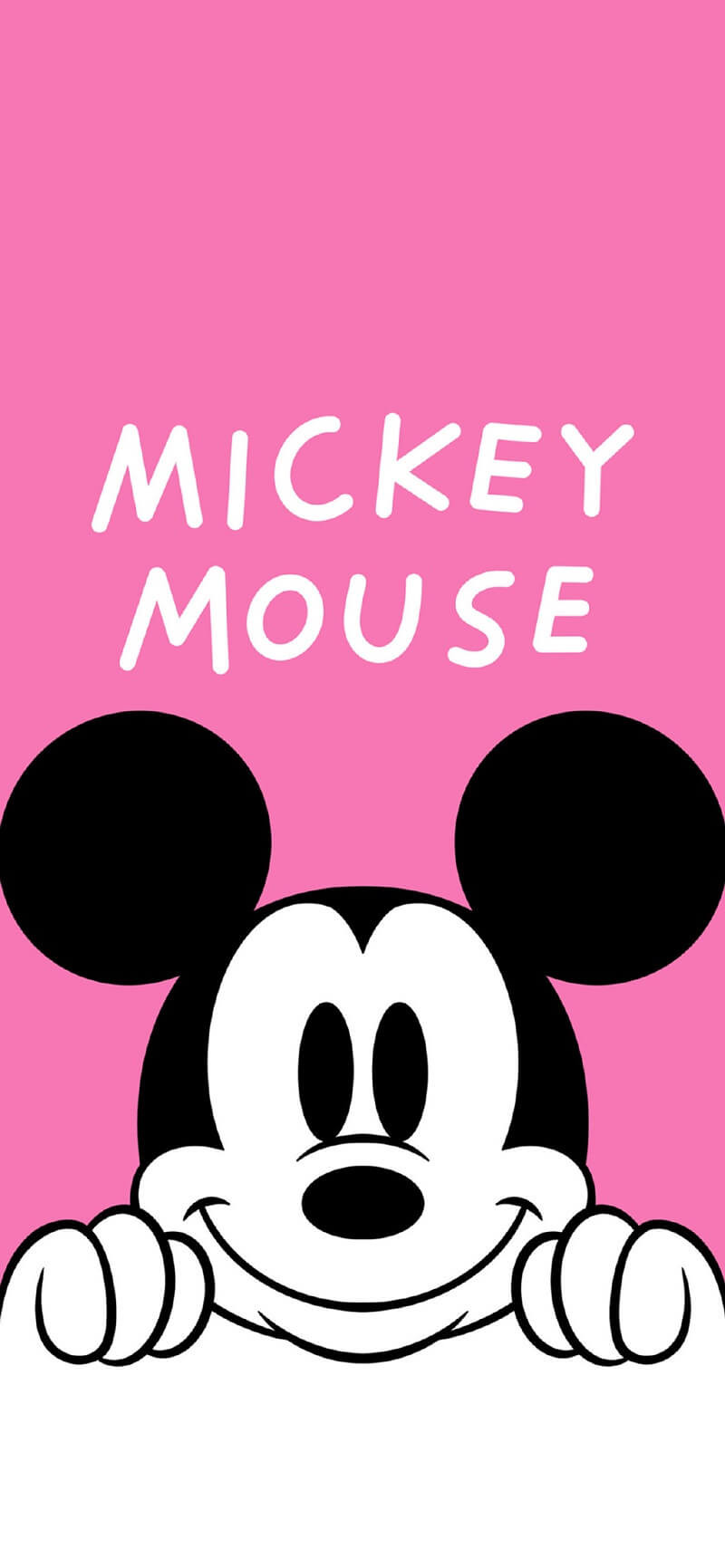 Hình nền Mickey phong cách tối giản