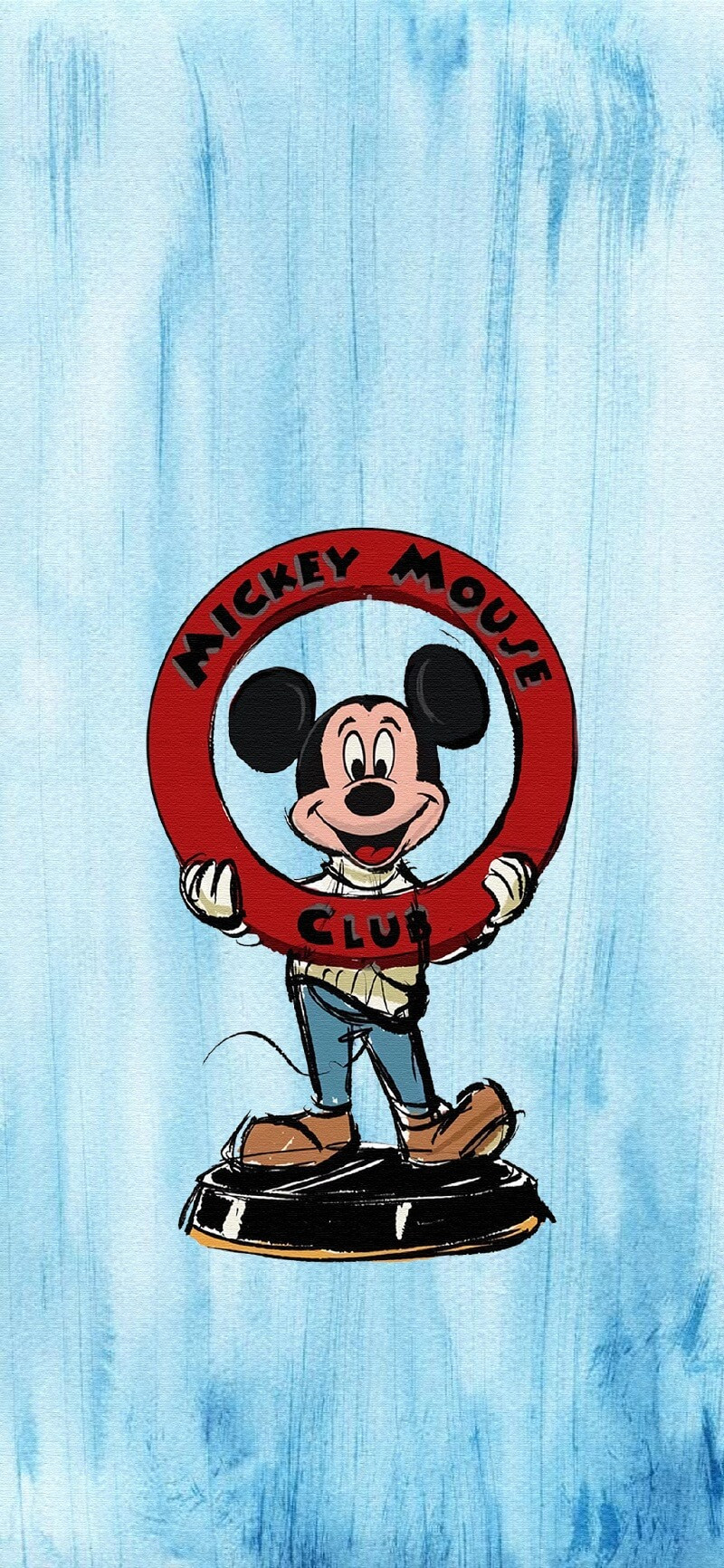 Hình nền Mickey phong cách nghệ thuật