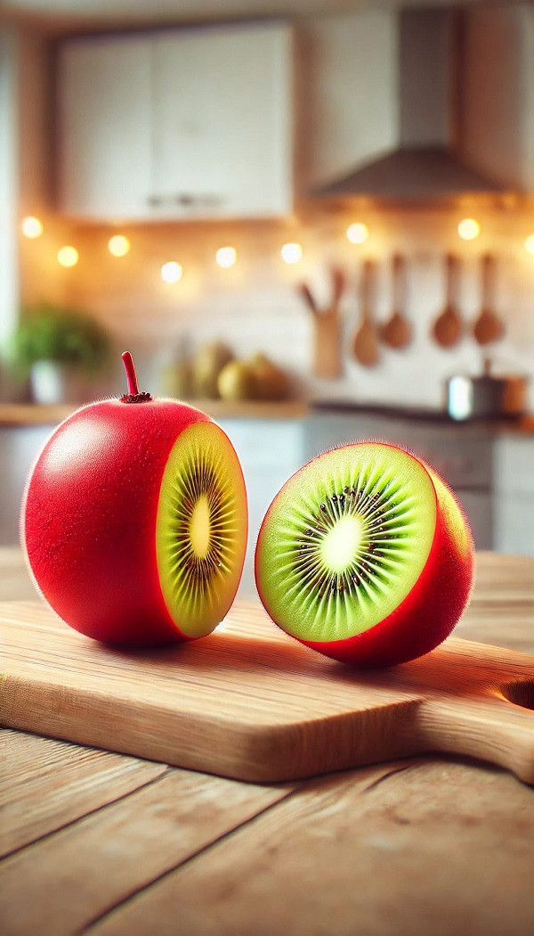 Hình nền kiwi trên đĩa