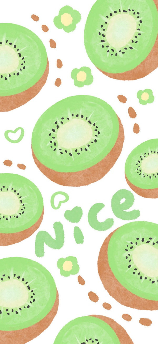 Hình nền kiwi với nền trắng