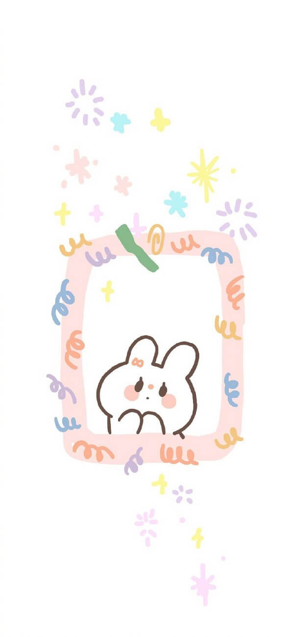 Hình nền thỏ cute 3